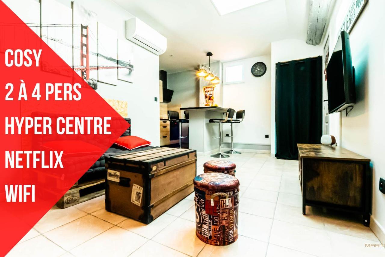 Apartamento Centre Historique - Free Parking - Self Checkin - Wifi - Industriel - SleepntripBéziers Exterior foto